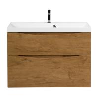 MARINO-H60 База под раковину подвесная с двумя выкатными ящиками, Rovere Nature, 900x450x600, MARINO-H60-900-2C-SO-RN-P