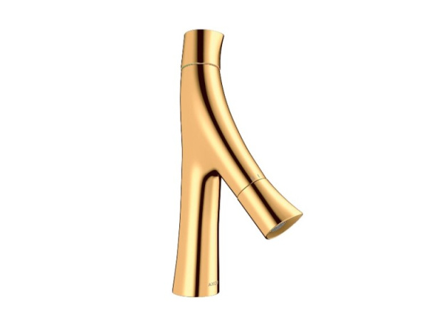 Смеситель для раковины Hansgrohe Axor Starck Organic цвет-полированное золото 12011990